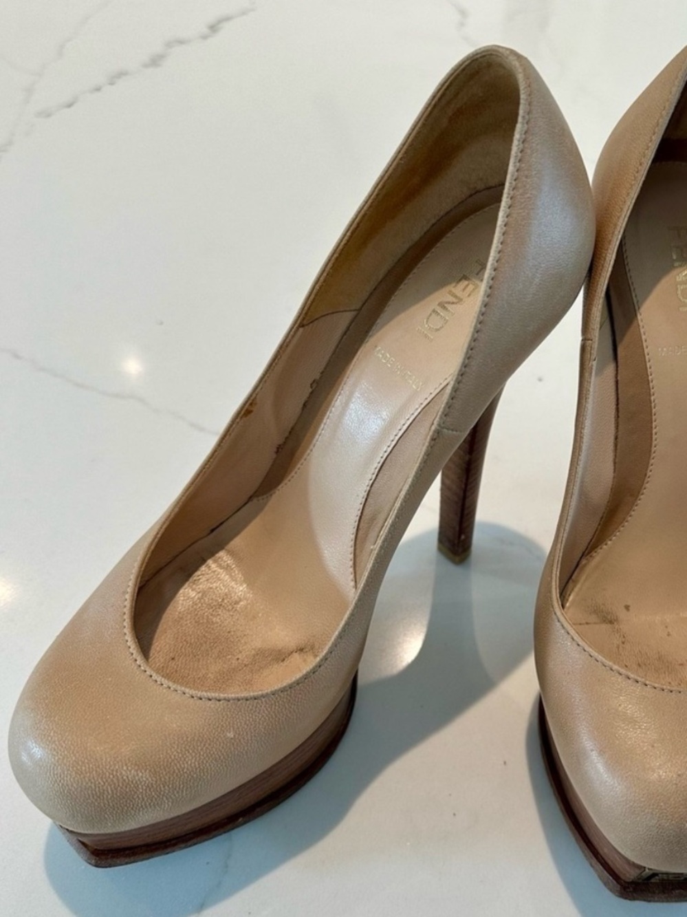Fendi Fendista Platform Pumps - Picture 4 of 16